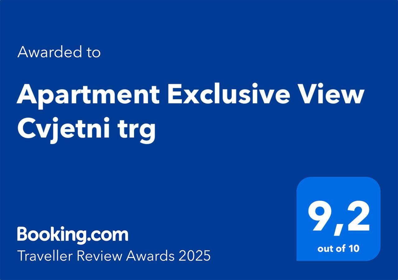 Apartment Exclusive View Cvjetni Trg Zagabria Esterno foto